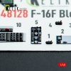 Kelik K48128 F-16F Block 60 - interior 3D decals for Hasegawa kit (1/48)